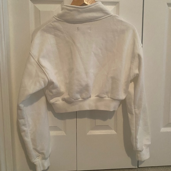 1/4 Zip Crop Sweater - Picture 2 of 2